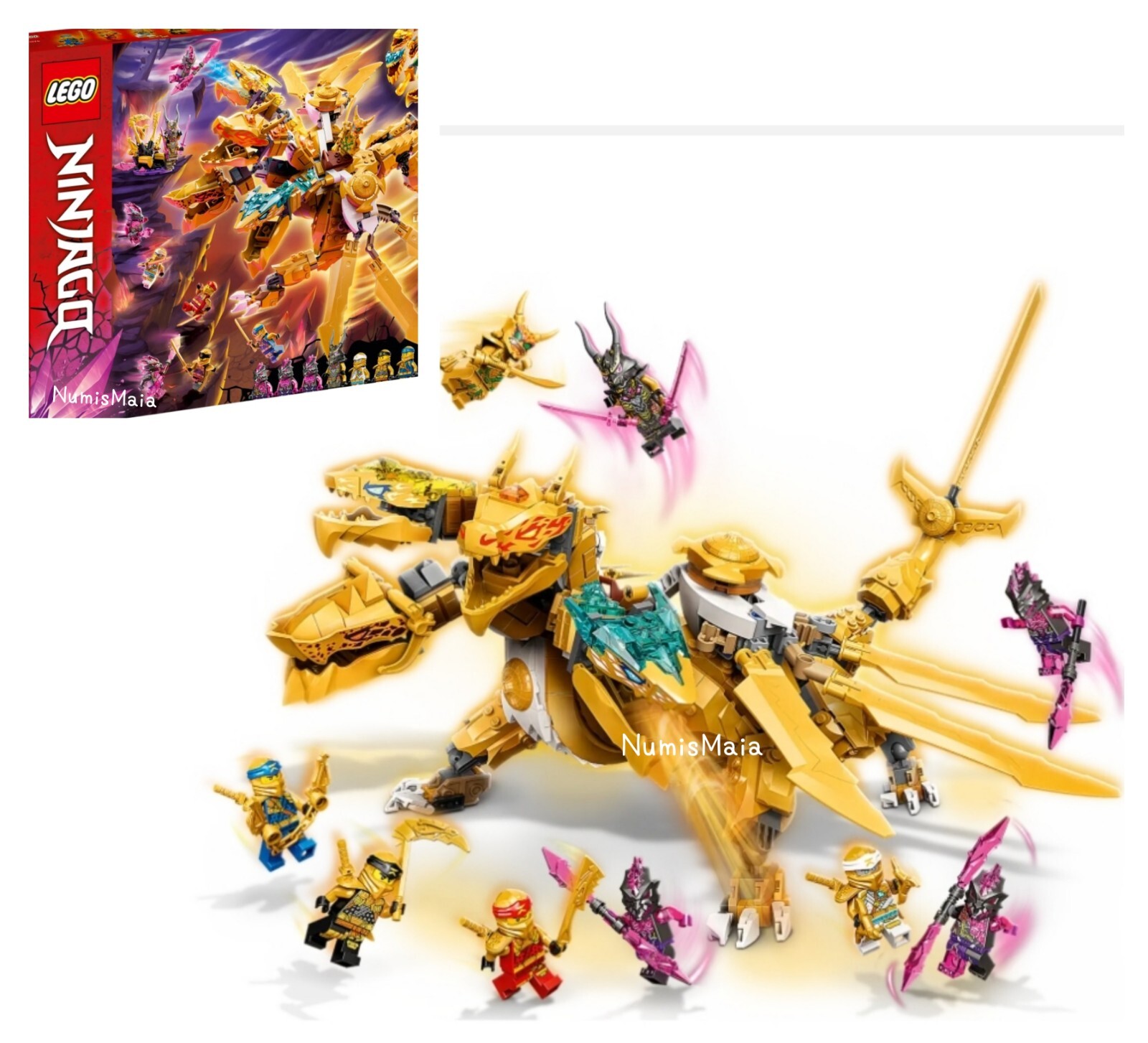 LEGO Ninjago 71774 L'Ultra Dragon d'Or de Lloyd figurine articulée ninja