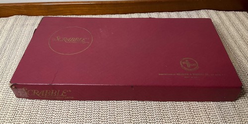 Vintage Selchow & Righter Scrabble Board Game Copyright 1948 - Fair Condition - Picture 18 of 20