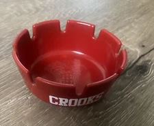Crooks and castles classic ashtray red Used