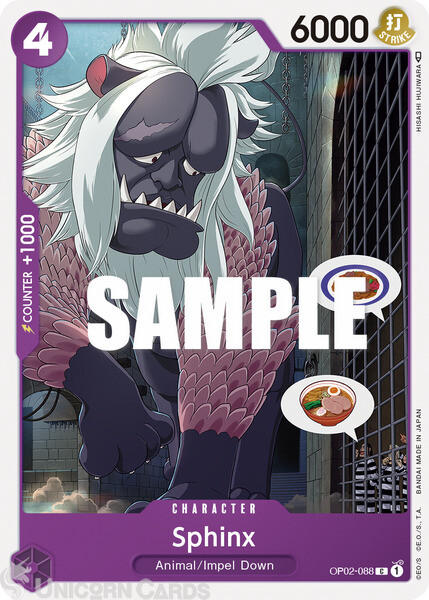 OP02-088 Sphinx Common One Piece TCG Card