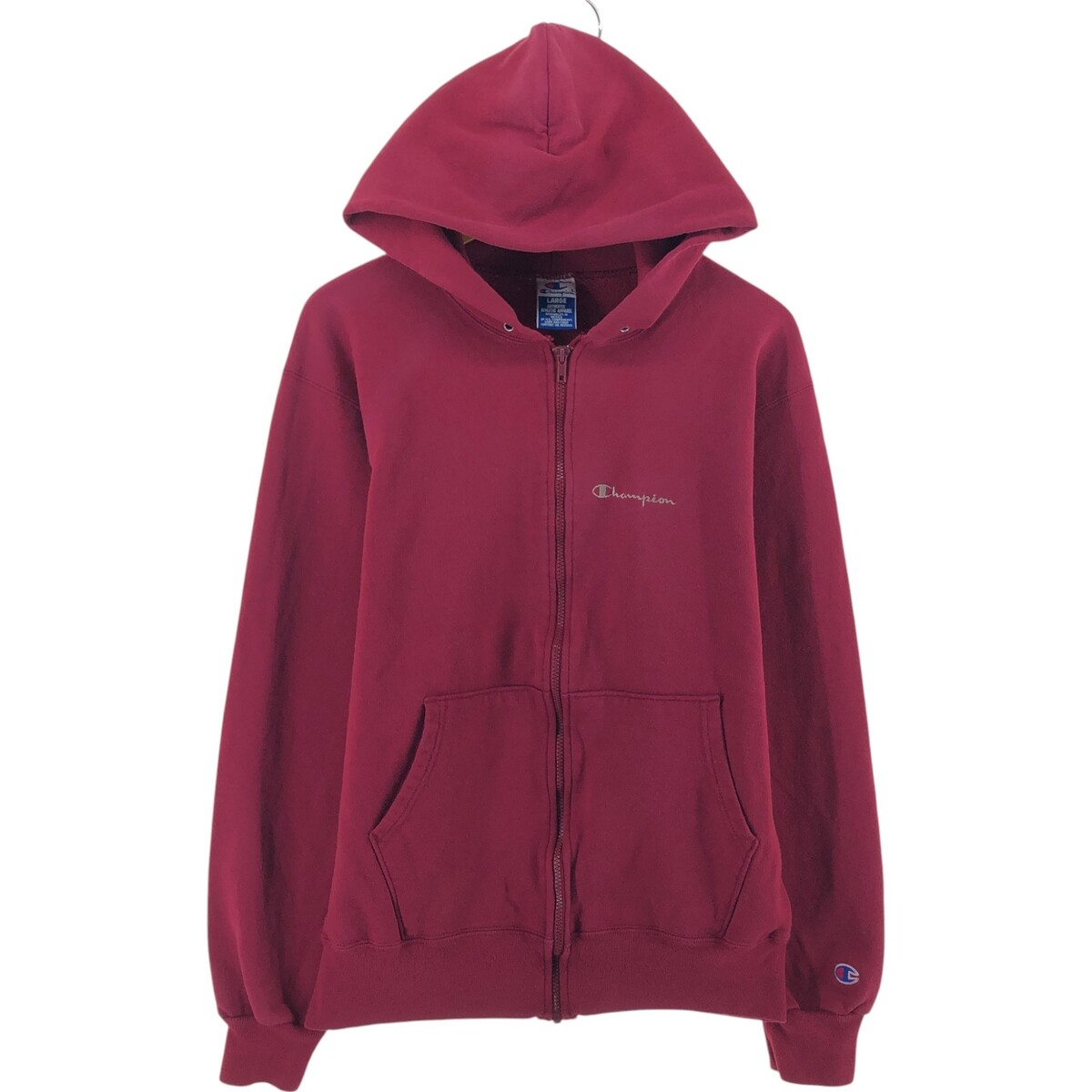 ジャケット・アウター 90supremestreethiphoplevistussychampion Vintage Wash Zip-Up Hoodie, C Logo - Champion