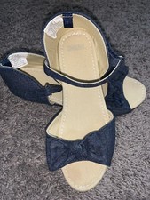 Gymboree Denim Sandals Size 1. Super Cute Worn Once See Pics.