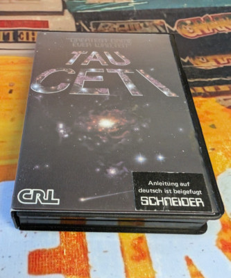 Tau Ceti (CRL 1985) Amstrad CPC (Tape, Manual, Box) working 8-bit CIB