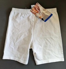 Vintage Tight Shorts Body Moves Dance Aerobics Workout Athletic Large White Read