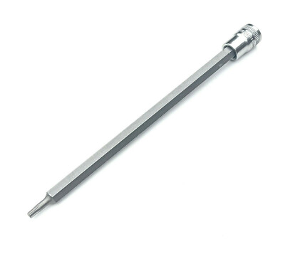 Gearwrench T15 Torx drive male long 6'' / 150mm socket 1/4'' dr. quality tool TX15