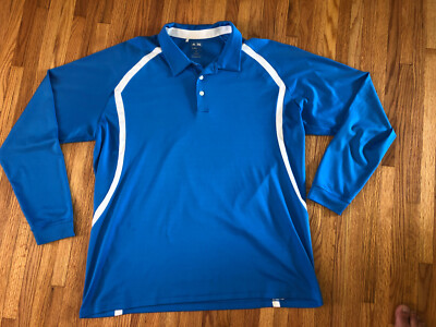 adidas climalite long sleeve polo