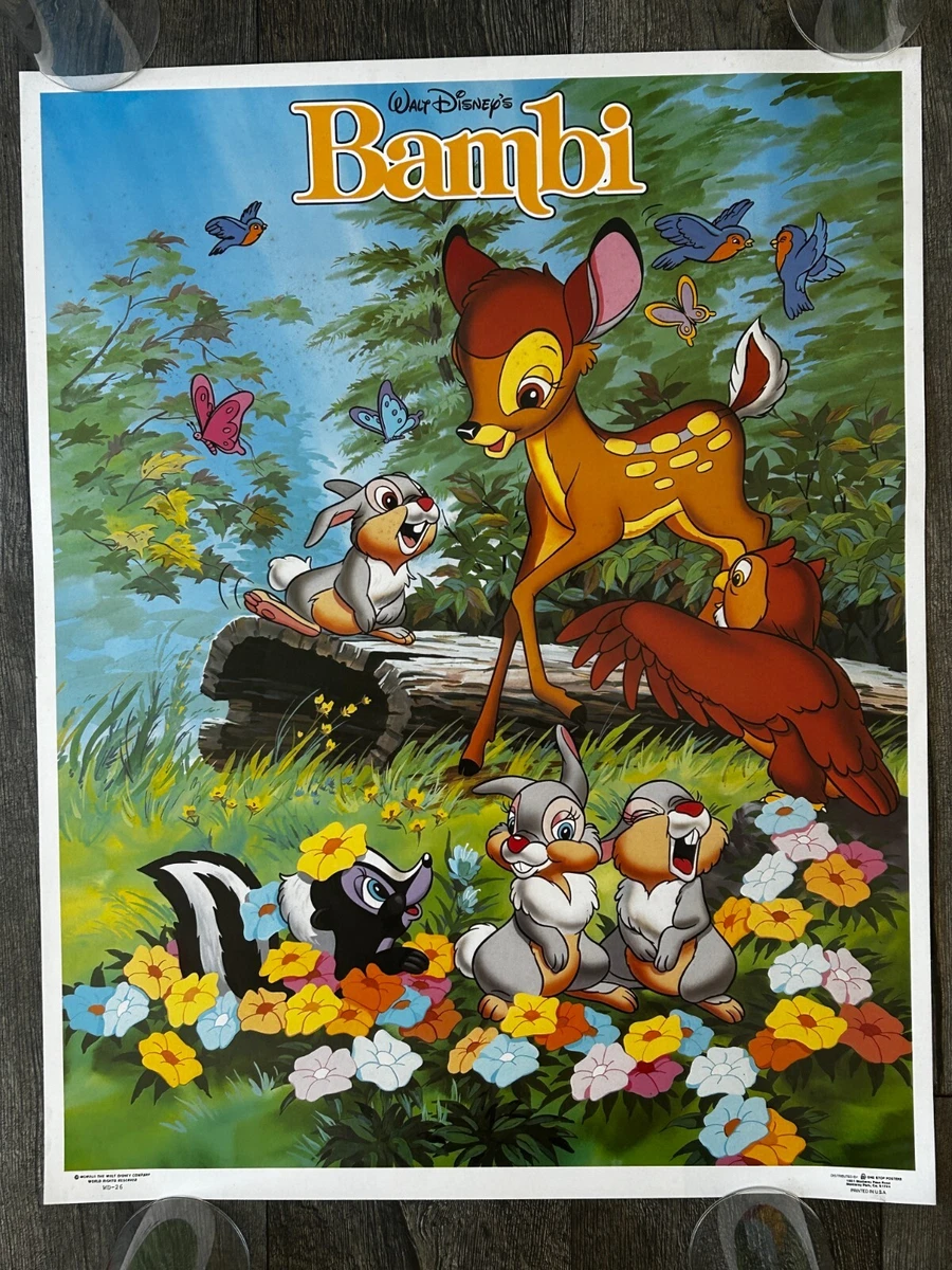 Bambi Disney Posters, Prints & Lithos (1968-Now) for sale | eBay