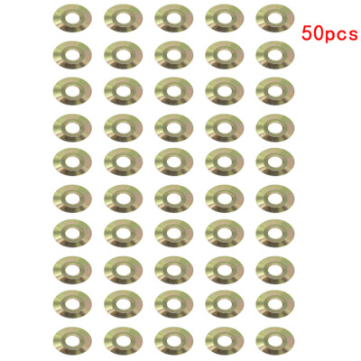 10-100 Pack Brass Anchor Collar Flange For Swimming Pool Cover Deck Anchors