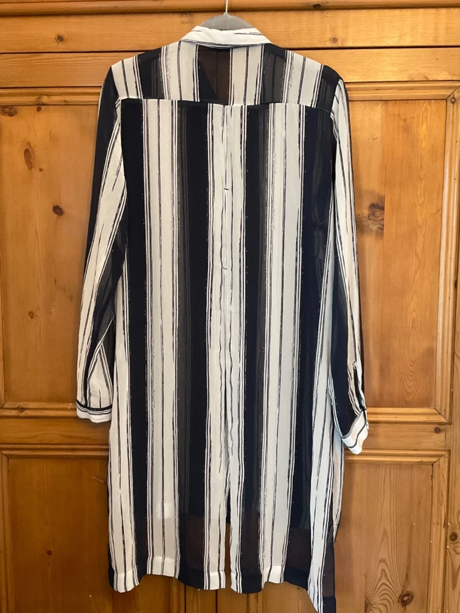 Black and white striped shirt river island top