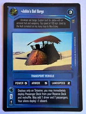 Star Wars CCG - Reflections I Foil Jabba's Sail Barge FS ELIGIBLE DOLLAR RARE