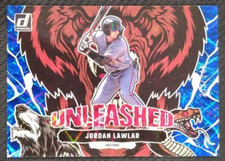 2023 Donruss Jordan Lawlar UNLEASHED Blue 233/249 Holo Rookie DIAMONDBACKS #U4