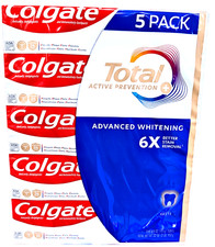 Colgate Total Active Prevention Plus Advanced Whitening Toothpaste 5 x 6.4 Oz 1.02 per gallon