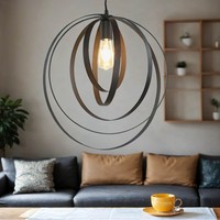 HäNgeleuchte Schwarz Verstellbar E27 Modern Metall Pendelleuchte Esszimmer Mae