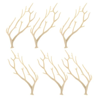 10Pcs Beige Artificial Dry Branches Reusable Plastic Resin for Vase Filling - Imagen 1 de 4