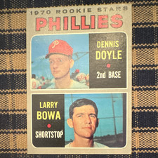 Topps 1970 Dennis Doyle Larry Bowa Rookie #539 Philadelphia Phillies Card. rookie card picture