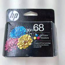 HP 68 Tri-color Original Ink Cartridge Sealed Exp May 2026