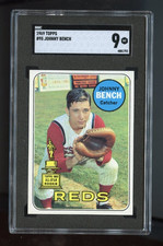 1969 Topps #95 Johnny Bench SGC 9 MINT