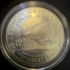 1987 200th Anniversary of the Constitution  90% Silver Round C8122