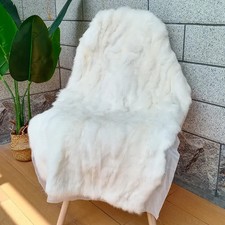 Faux Rabbit Fur Luxury Plush Sherpa Throw Thicken Blanket Reversible 100*50cm UK