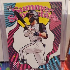 2025 Topps Series 2 Summer Superstars Rookie Insert Dylan Crews Nationals SS-48