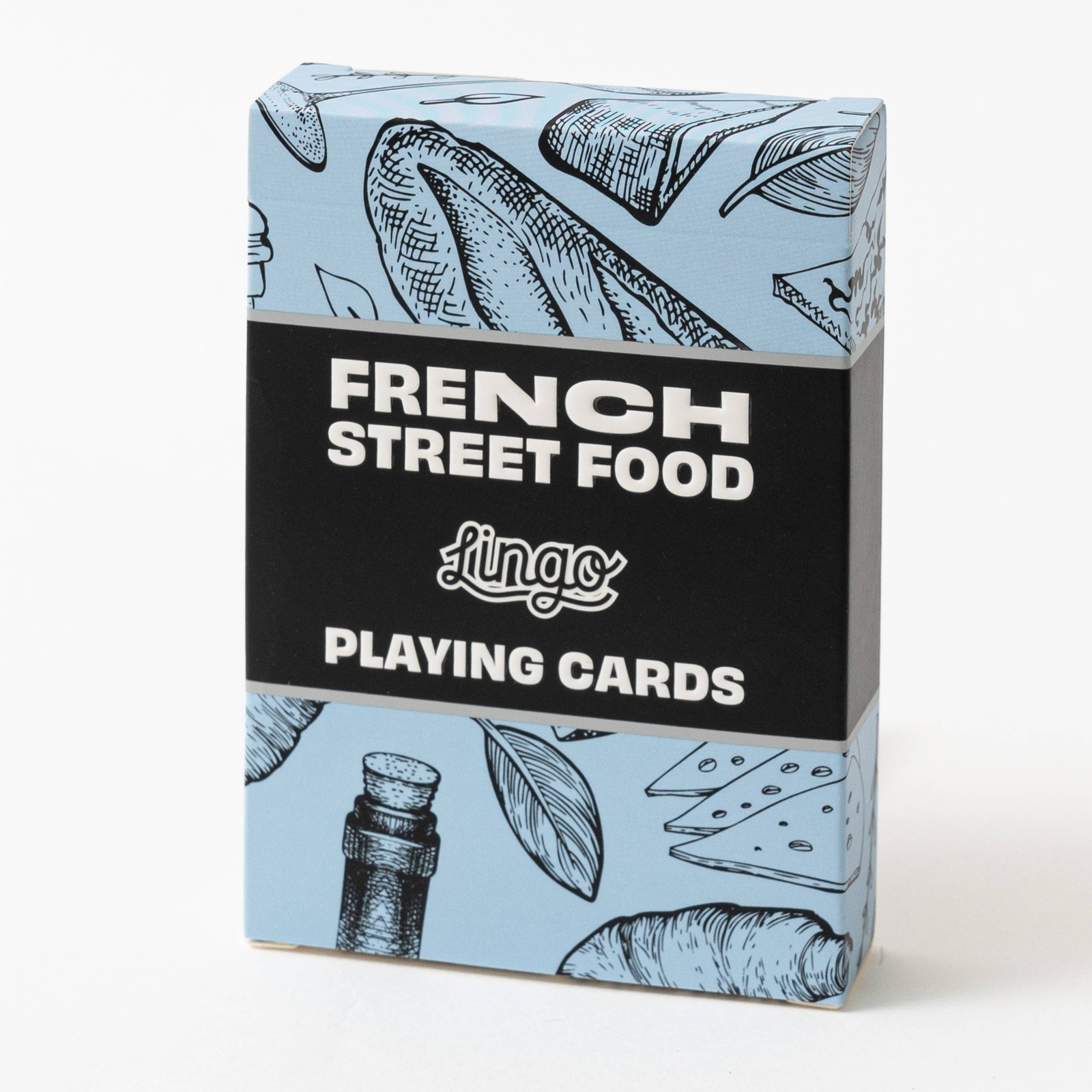 French Lingo Street Food Playing Cards - New Sealed