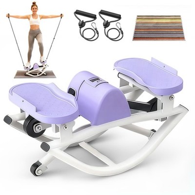 Flexella Rock Stepper, Side to Side Rocking Stepper Exercise Machine for Bala...