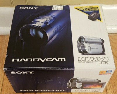 Sony Handycam DCR-DVD610 Hybrid Mini DVD Camcorder Video Camera