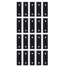 10 PACK 6 x 2 x 1" Standard Aluminum Soft Jaws Set FIT For Kurt 6" Vises