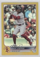 2022 Topps Series 2 Gold Foil Jack Lopez #418 0c6