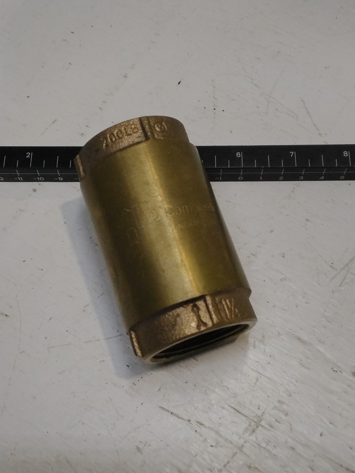 Campbell Brass 1-1/4" Check Valve CV-5T Nos 1 Qty