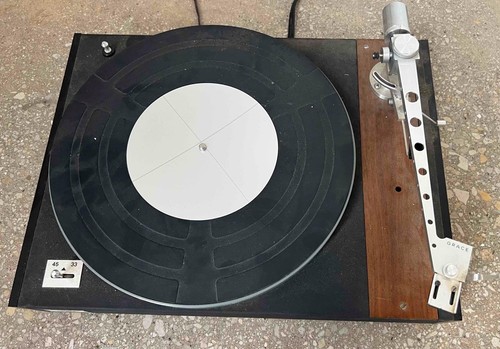 Era MK6 Turntable with Grace G-704 Tonearm Ortofon 30 Cartridge Vintage As Is