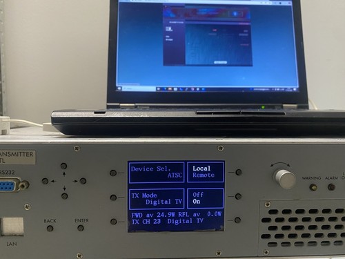 BROADCAST TV TRANSMITTER DVB-T /ATSC / ANALOG EUROTEL ETL 3100 25 W Full Tested - Zdjęcie 2 z 7