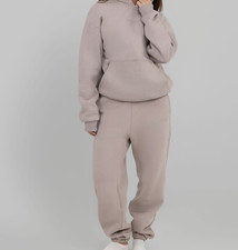 Comfrt Signature Hoodie & Jogger Sweatpants Bundle Unisex Kids XL Bark Brown