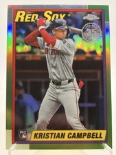 2025 Topps Chrome Update Series - 1990 Topps Baseball Kristian Campbell #90CU-19