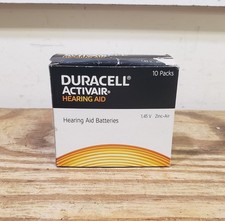 Duracell Activair Size 312 PR41 Hearing Aid Battery 10 x 8 Packs 80 Batteries 