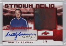 2020-21 Leaf Superlative Collection Red 1/4 Scotty Bowman #SRS-SB1 Auto HOF k4s