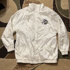 Vintage 80s Silk-Satin Grannie Jacket W/ Guitar Embroidery Classic Rock 🎸   