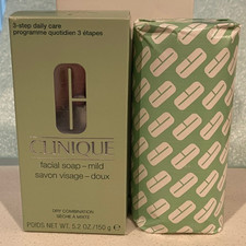 Clinique ~ MILD FACIAL SOAP BAR ~ 5.2 oz. (150ml) NEW in BOX DISCONTINUED