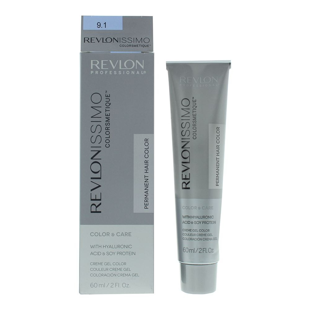 Revlon Revlonissimo Coloursmetique Permanent Creme Gel Colour 9.1 Very Light Ash Blonde - Image 2