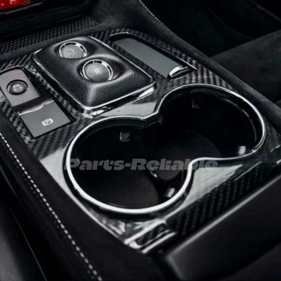 Carbon Fiber Center Dash Gear Shift Trim For 09-17 Maserati Granturismo Coupe MC - Image 4 of 4