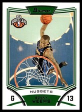 2008-09 Bowman Sonny Weems Rookie Denver Nuggets #146