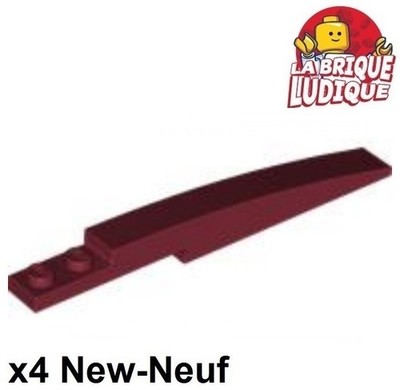 LEGO Creator Expert 4x Steigung geschwungen 10x1 1x10 Dunkelrot 85970 NEU