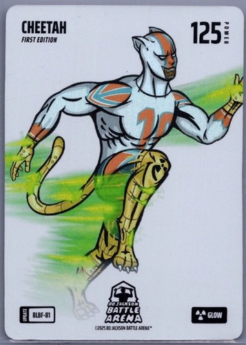 2025 BO JACKSON BATTLE ARENA ALPHA CHEETAH BLIZZARD GLOW BATTLE FOIL TYREEK HILL