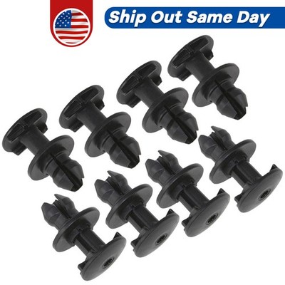 8x Front Bumper Air Damper Push Pin Retainers For Jeep Wrangler JK JL 2007-2025