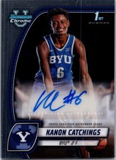 2024-25 Bowman University Chrome #40 Kanon Catchings Prospects Autographs