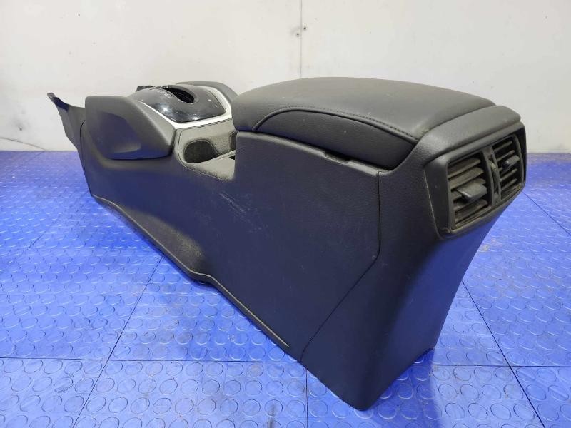 15-16 Nissan Rogue Center Floor Console Assembly Black Leather OEM 969104BA0A