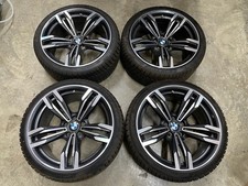 2012-2018 Bmw F06 M6 20 Factory Wheels Rims Tires Set Black 20x9.5 20x11.5 Oem