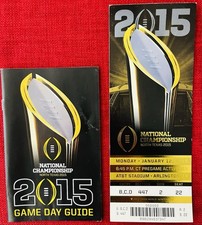 OHIO STATE Buckeyes 2015 BCS Football NATIONAL CHAMPIONSHIP FULL TICKET not stub