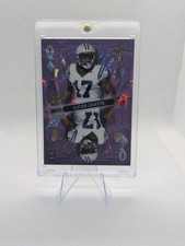 2024 Xavier Legette Wild Card 5 Card Draw Purple Queen of Diamonds Mirror 1/1