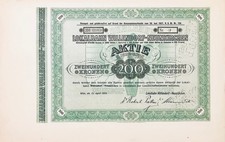 Rarität: Wien 1915 - Actie II. Emi der "Lokalbahn Willendorf-Neunkirchen"